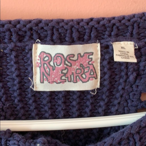 Blue knit sweater - Picture 2 of 4